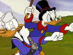 Scrooge and Donald