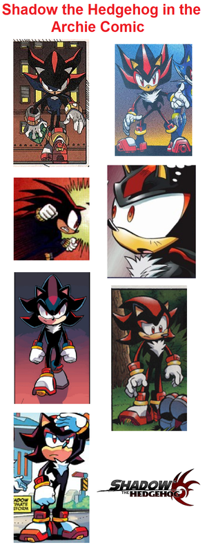 Shadow the Hedgehog in Archie Comic