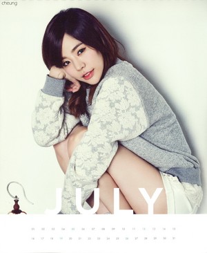  Sunny (SNSD) - 2015 Calendar