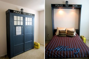  TARDIS 床, 床上