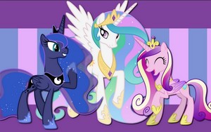 The 3 Main Princess' of Equestria 