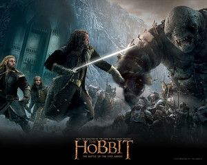  The Hobbit: The Battle of the Five Armies - karatasi la kupamba ukuta