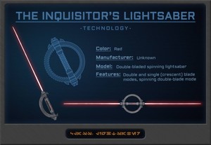  The Inquisitor's Lightsaber