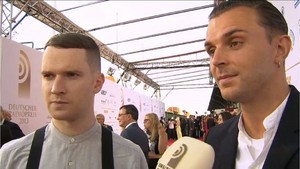  Theo and Adam being interviewed!