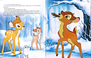  Walt Дисней Book Обои - Bambi, Thumper, Faline & Ronno