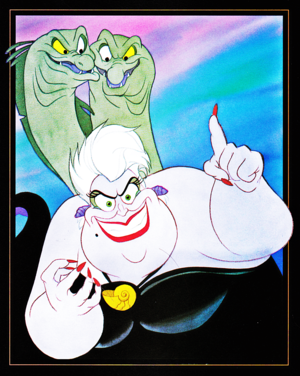  Walt Disney Book imej - Flotsam, Jetsam & Ursula