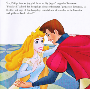 Walt Disney Book Images - Princess Aurora & Prince Phillip