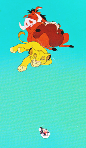  Walt 迪士尼 Book 图片 - Pumbaa, Timon, Simba & Mickey 老鼠, 鼠标