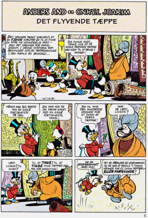  Walt ディズニー Comics - Scrooge McDuck: Rug Riders In The Sky (Danish Edition)