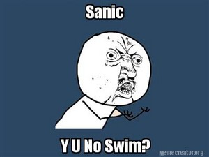  Why must anda not swim!?