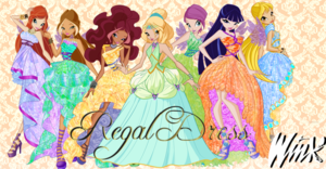 Winx Regal Dresses