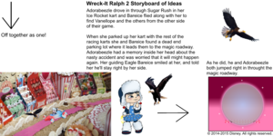  Wreck-It Ralph 2 Storyboard of Ideas 33