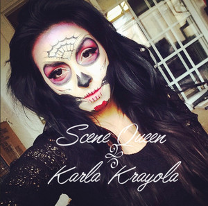 karla krayola day of the dead make up