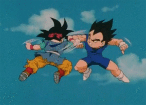 *Goku Jr v/s Vegeta Jr*