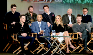  Arrow's cast at the TCA's 2015