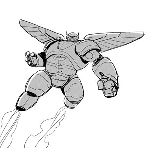  Big Hero 6 - Baymax Concept Art