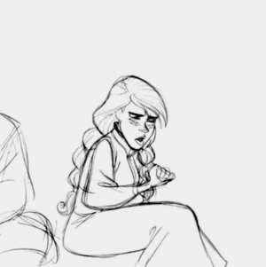  アナと雪の女王 - Anna Pencil Test