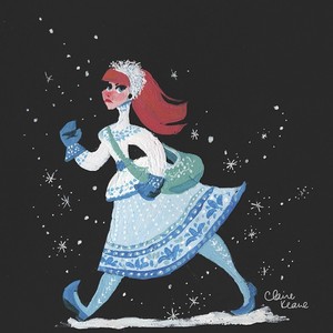  Frozen - Early character desain visual development - Anna in the snow
