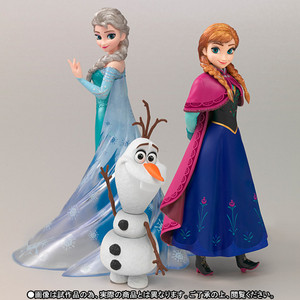  ফ্রোজেন Elsa, Anna and Olaf Figuarts Zero Figures