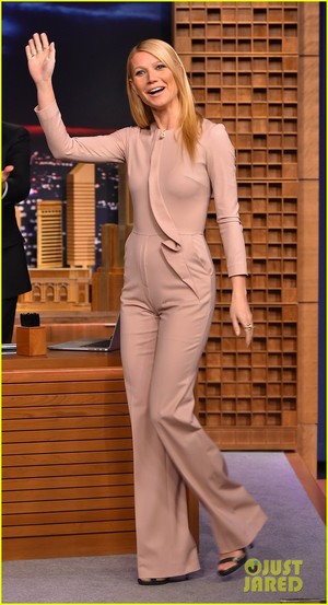 Gwyneth Paltrow @ The Tonight Show Starring Jimmy Fallon on Wednesday (January 14) in New York City.