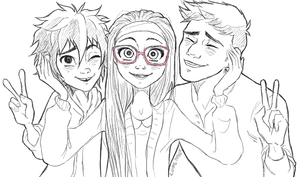  Hiro, Honey and Tadashi