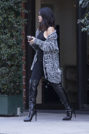  January 15: Selena leaving Mr Chow restaurant in Beverly Hills, California