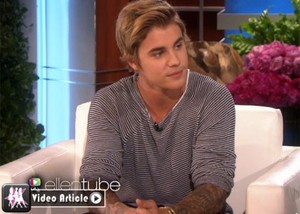  Justin surprise guest on Ellen DeGeneres(Jan.29,2015)