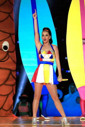 Katy Perry Performs in the Super Bowl XLIX Halftime Show