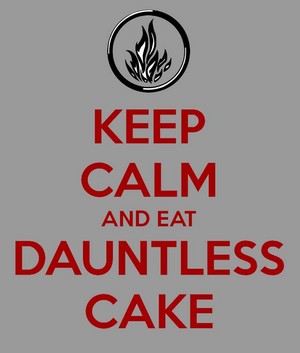  Keep calm and eat Dauntless cake