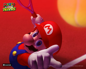  Mario Power tenis fondo de pantalla