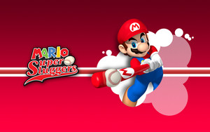  Mario Super Sluggers Обои