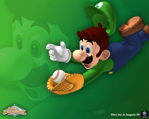  Mario Superstar Baseball fondo de pantalla