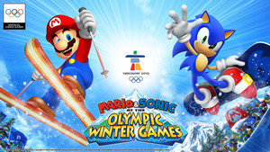 Mario and Sonic at the Olympic Winter Games Обои
