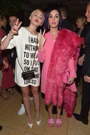  Miley and Katy