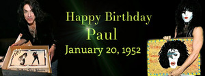  Paul Stanley FB birthday cover pics ~January 20, 1952