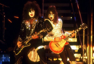  Paul Stanley and Ace Frehley 1977