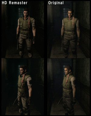  Resident Evil Remastered Comparison