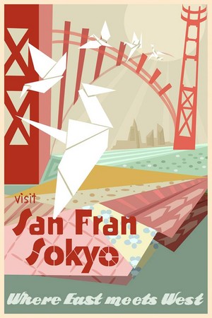  San Fransokyo Concept Art Travel Posters