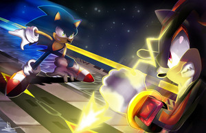 Shadow vs Sonic 