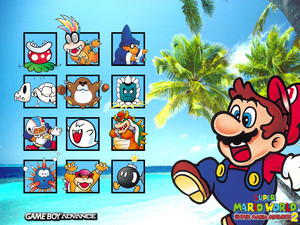  Super Mario Advance 2: Super Mario World achtergrond