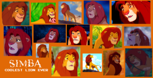  adult Simba collage