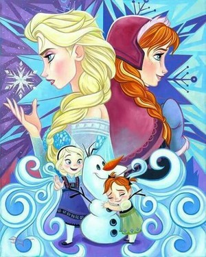                  Elsa and Anna