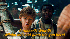  "I say we make him a runner"