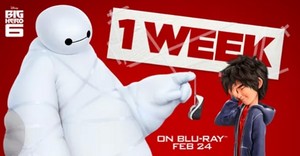  1 Week for the release of Big Hero 6 on Blu-ray