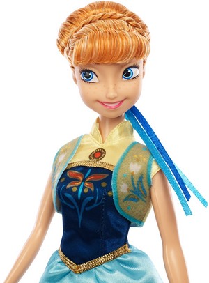  Anna Frozen - Uma Aventura Congelante Fever Mattel Doll 2015