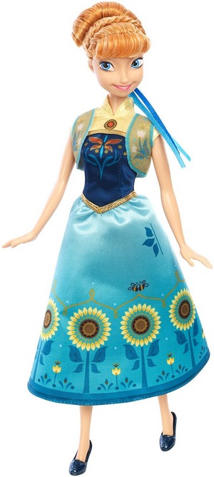  Anna Frozen Fever Mattel Doll 2015