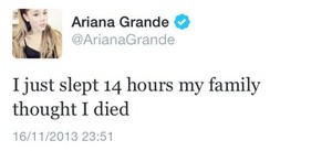  Ariana Grande Tweet