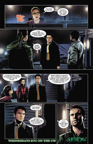 Arrow - Episode 3.13 - Canaries - Comic Preview