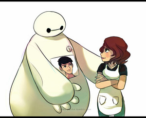 Aunt Cass and Baymax
