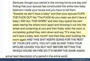  Best descripción of a Period Ever